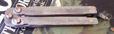 Balisong réalisé à partir d'une lime a métaux