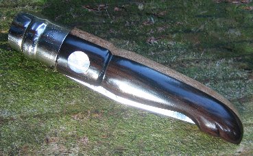 N10 inox avec manche htre et plaquettes bne, insert en nacre