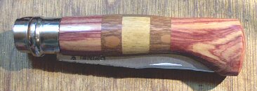 N°9 en bois de rose (avec des veines claires près de l'aubier)